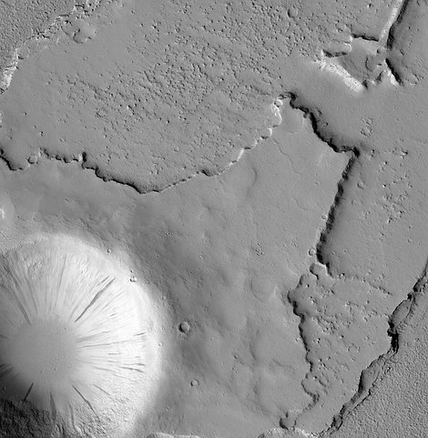 Поверхность Марса с высоты